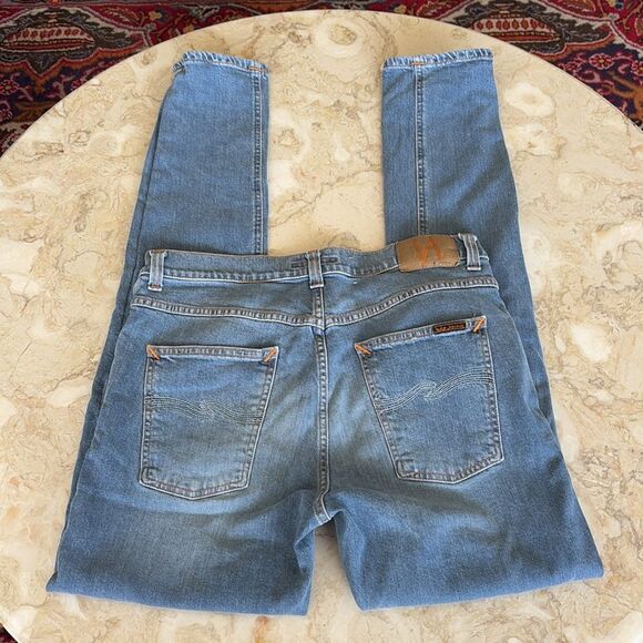 Nudie Lean Dean Mid Stone Comfort Jeans - Picture 5 of 15